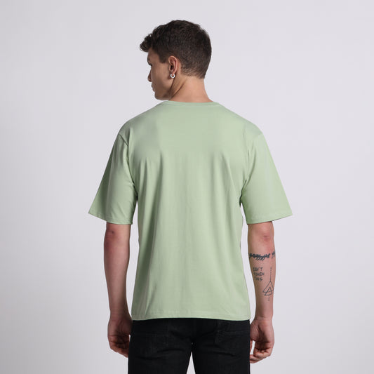 Oversized Cotton T-Shirt – Mint Green | Breathable & Timeless Style | Mint Green