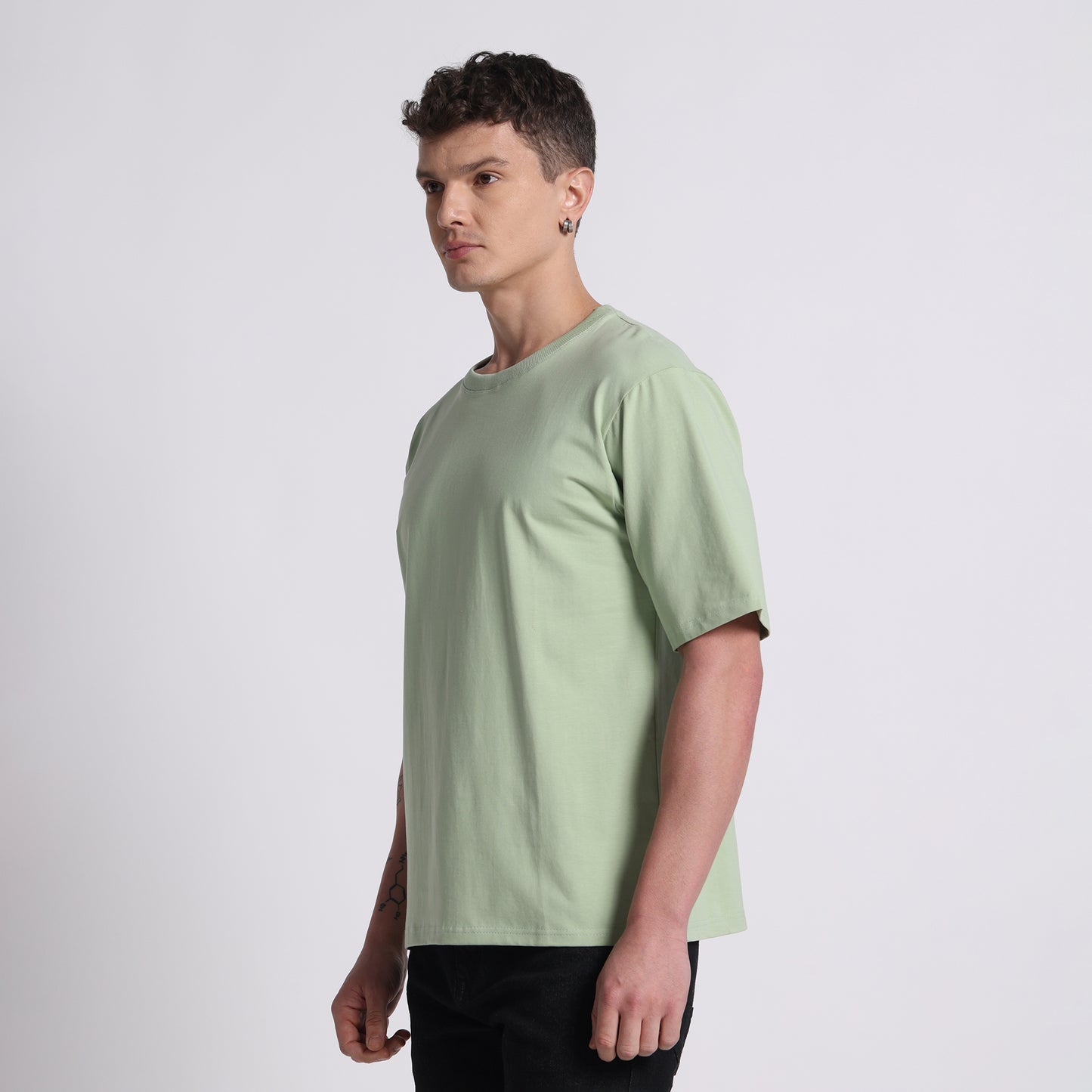Oversized Cotton T-Shirt – Mint Green | Breathable & Timeless Style | Mint Green