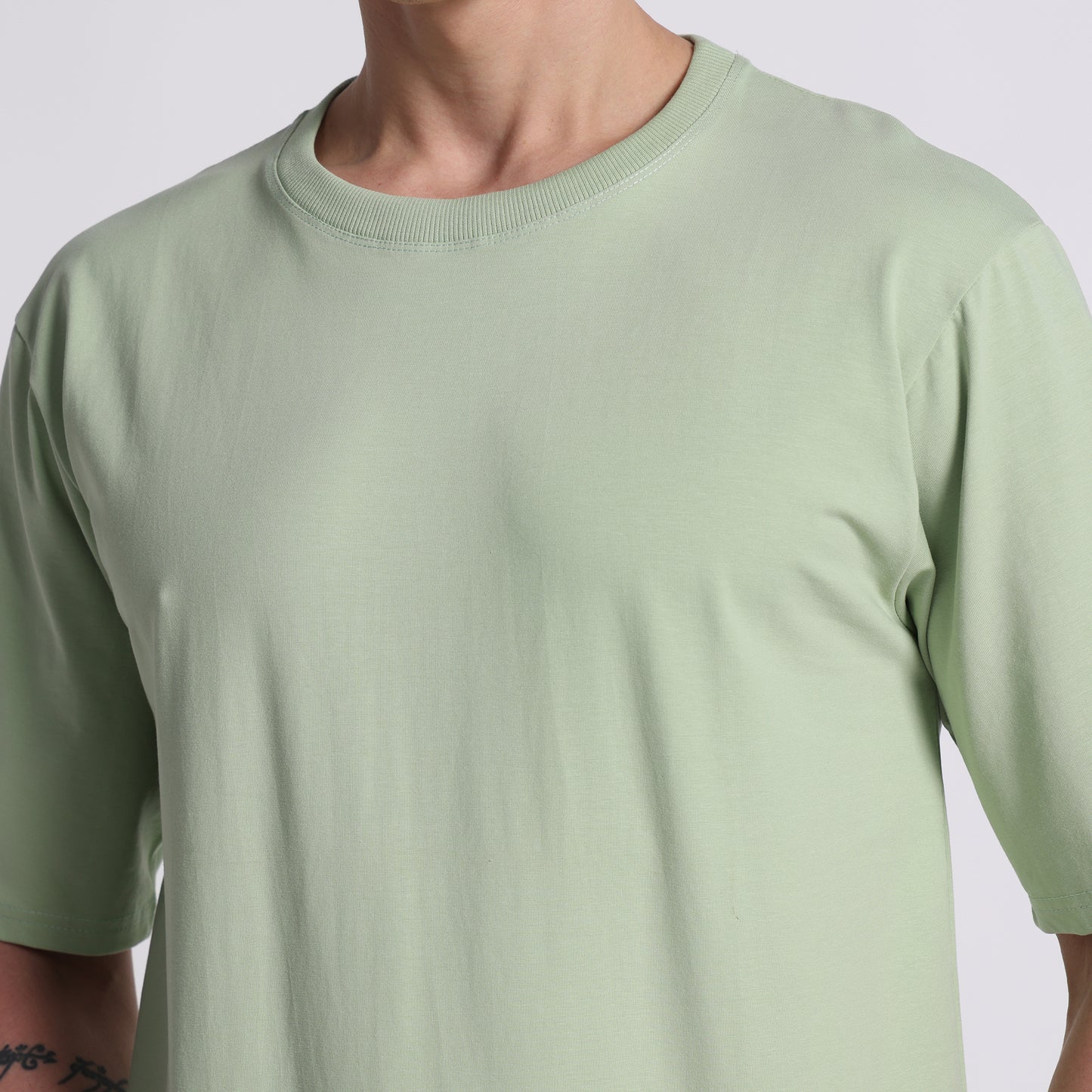 Oversized Cotton T-Shirt – Mint Green | Breathable & Timeless Style | Mint Green
