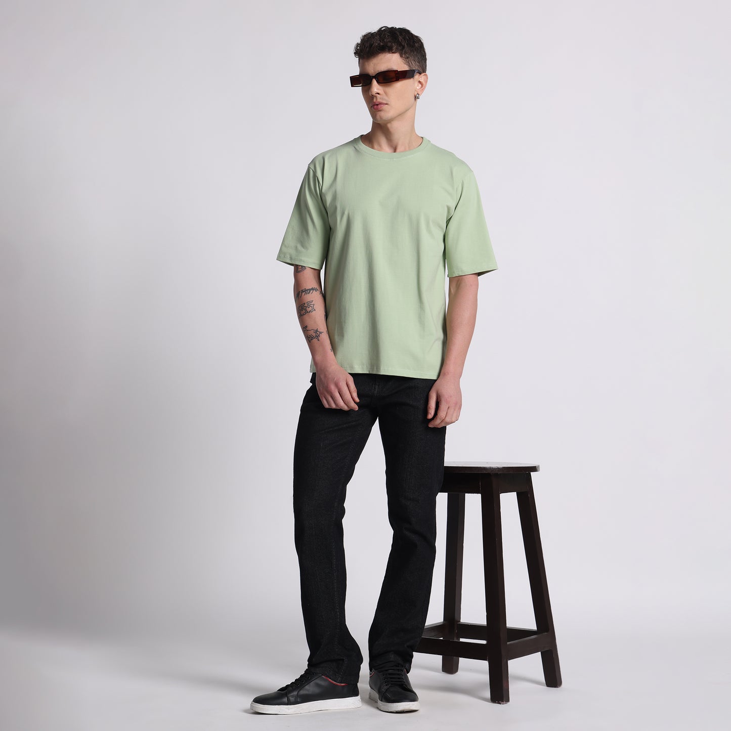 Oversized Cotton T-Shirt – Mint Green | Breathable & Timeless Style | Mint Green