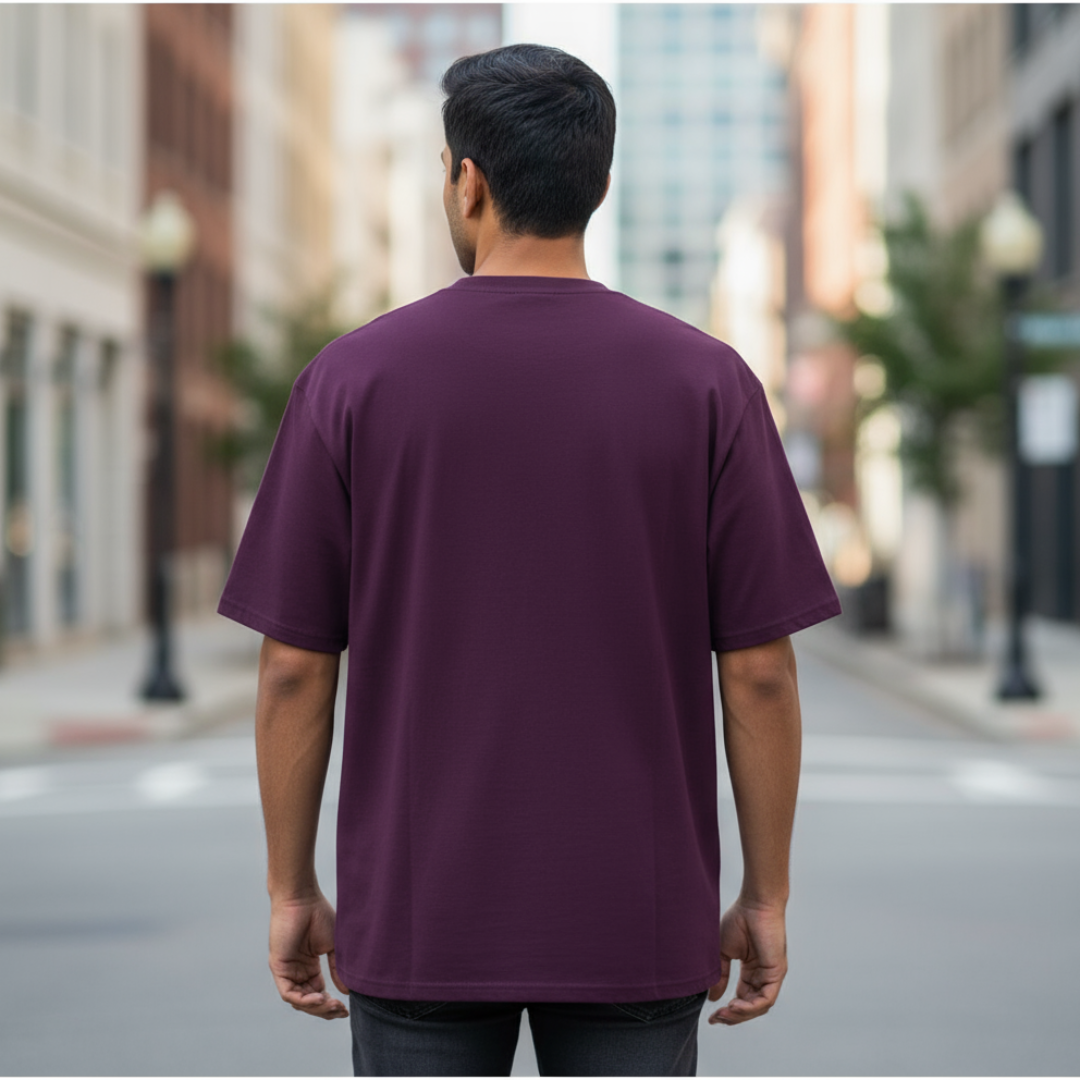 Lost in Coorg Found in Nature Graphic Oversized T-Shirt – Adventure & Travel-Inspired Tee for Men