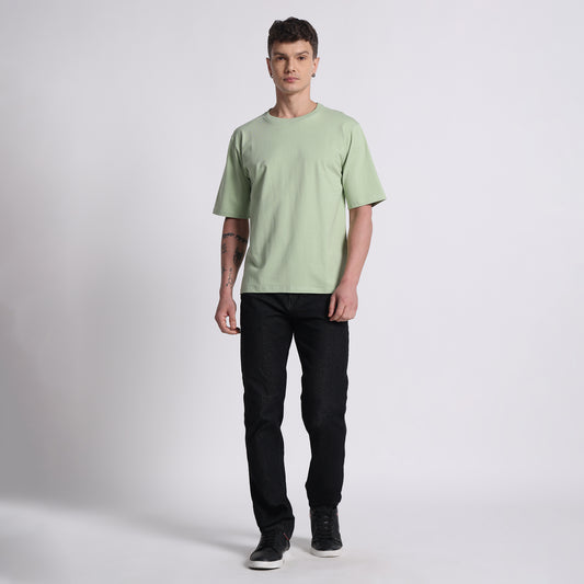 Oversized Cotton T-Shirt – Mint Green | Breathable & Timeless Style | Mint Green