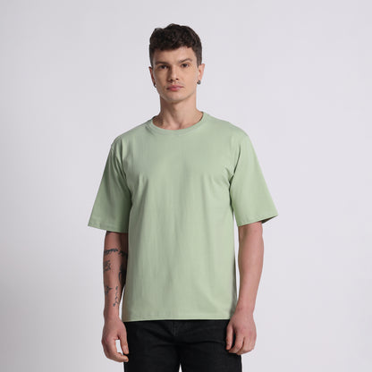 Oversized Cotton T-Shirt – Mint Green | Breathable & Timeless Style | Mint Green
