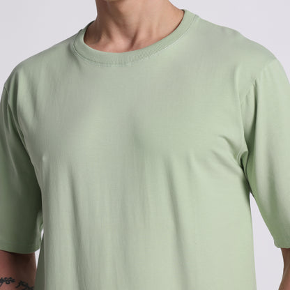 Oversized Cotton T-Shirt – Mint Green | Breathable & Timeless Style | Mint Green