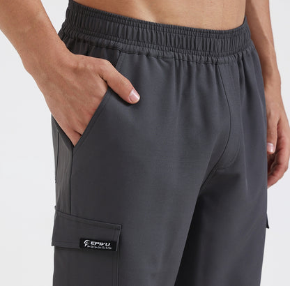 Men’s Convertible Trekking Cargo Pants – Premium Outdoor Hiking & Travel Wear, Grey