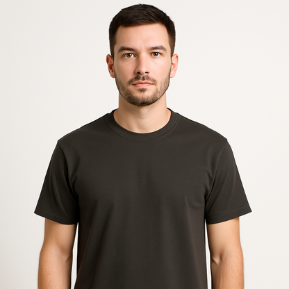Walking Alone Reaching Beyond Graphic Regular T-Shirt – Motivational Urban Night Tee for Men