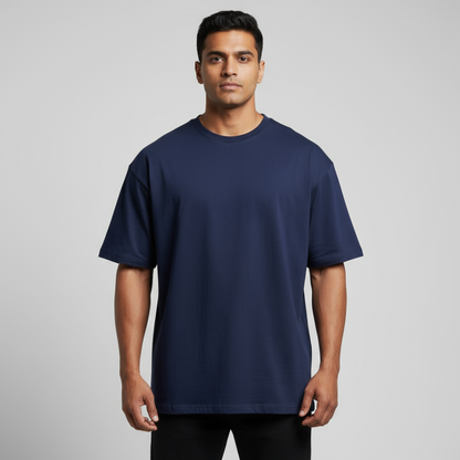Trust The Process Oversized Graphic T-Shirt – Motivational Streetwear Tee for Men, Grey